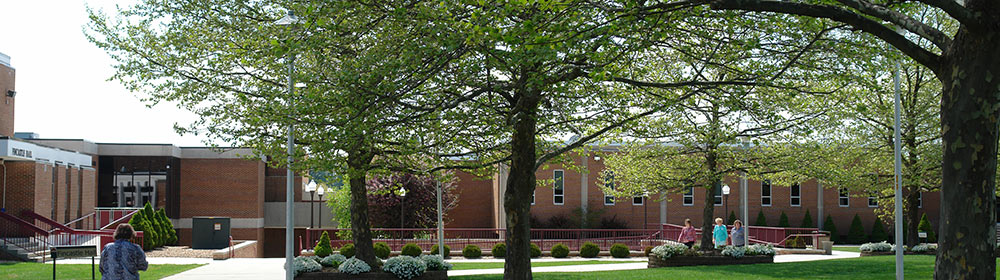WCC Quad area on Wytheville Campus