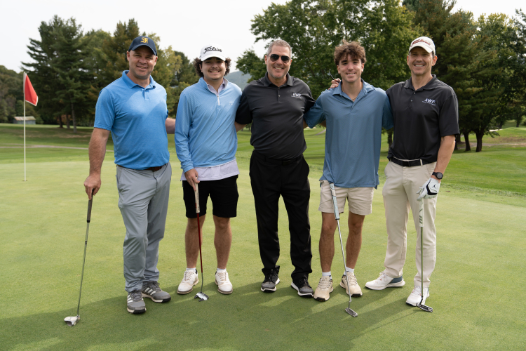 Barnes Family on Golf Course