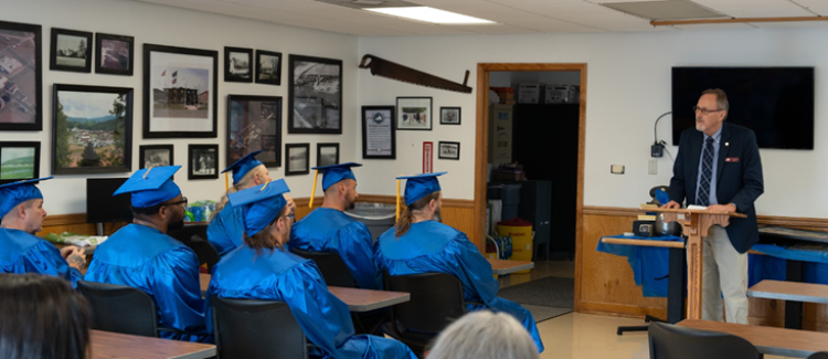 Welding Graduates with Dr. Sprinkle
